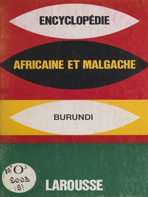 cover image of Encyclopédie africaine et malgache